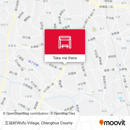 五福村Wufu Village map