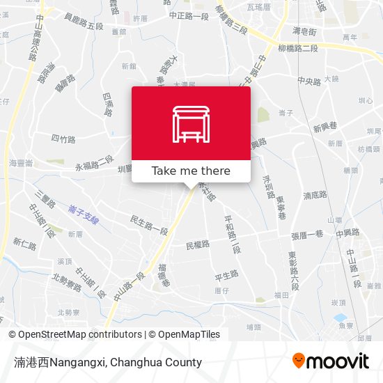湳港西Nangangxi map