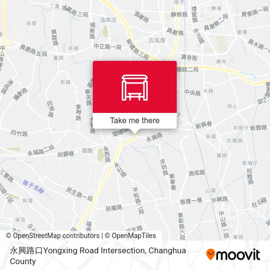 永興路口Yongxing Road Intersection地圖