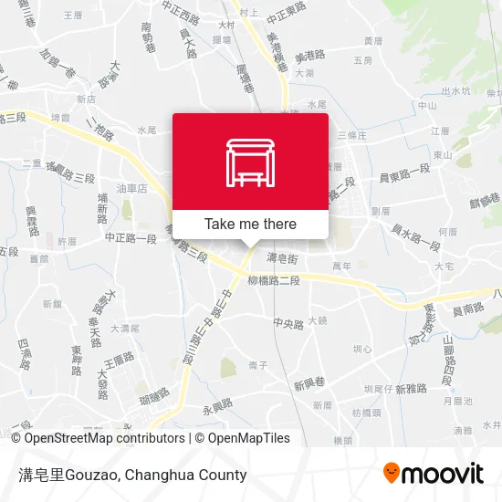 溝皂里Gouzao map