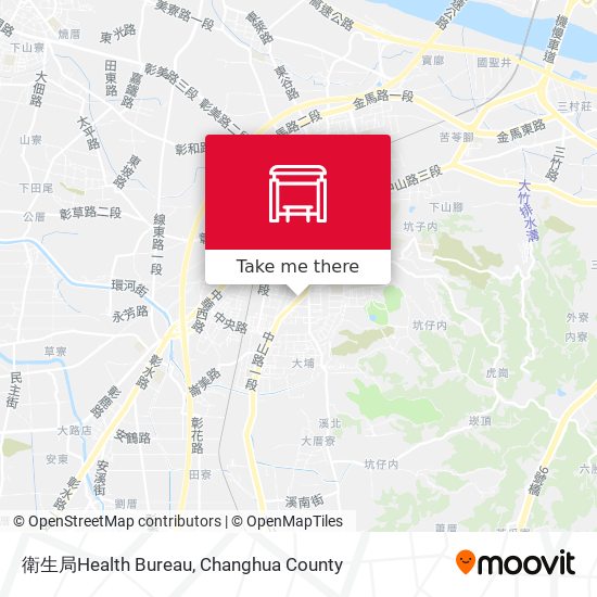 衛生局Health Bureau map
