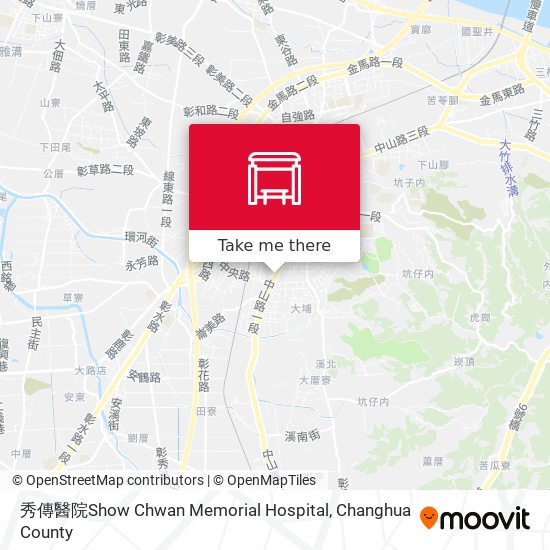 秀傳醫院Show Chwan Memorial Hospital地圖