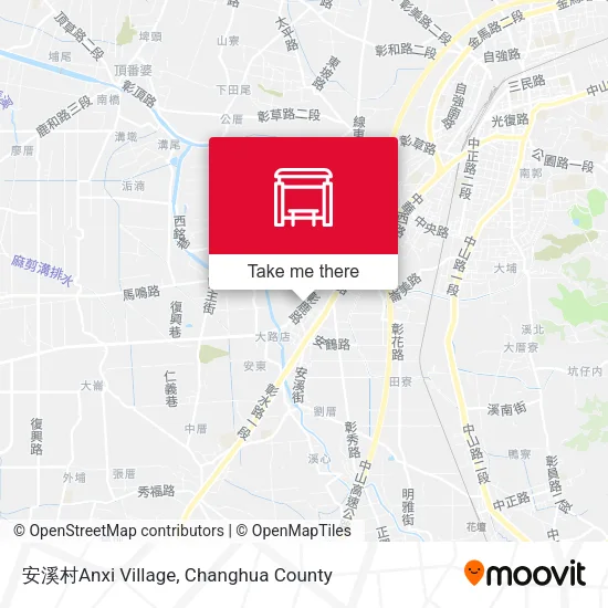 安溪村Anxi Village map