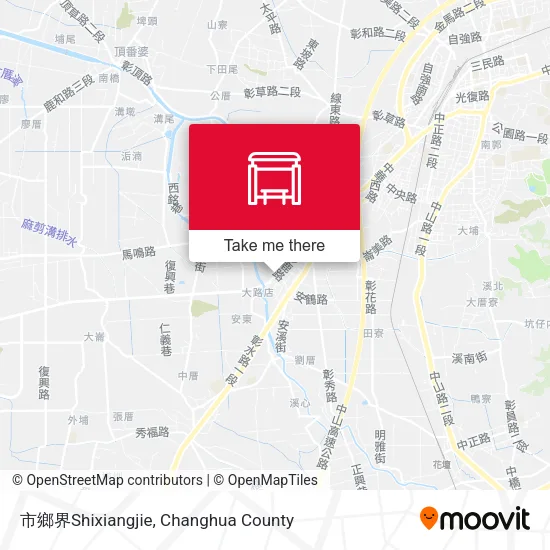 市鄉界Shixiangjie map