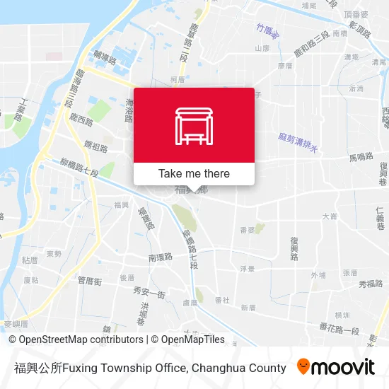 福興公所Fuxing Township Office map