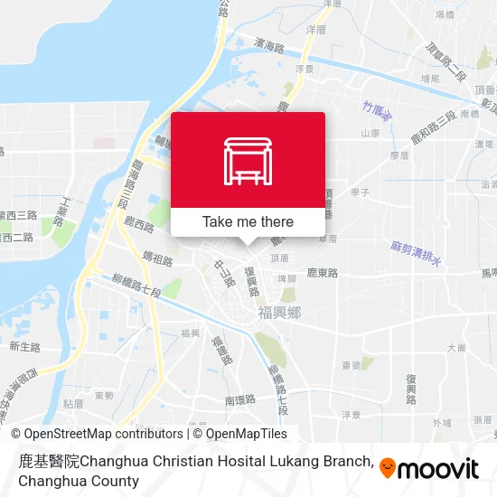 鹿基醫院Changhua Christian Hosital Lukang Branch map