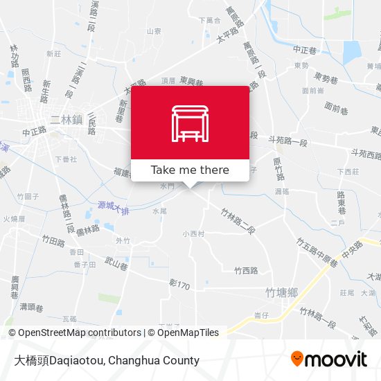 大橋頭Daqiaotou map