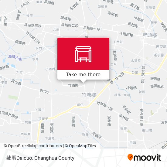 戴厝Daicuo map