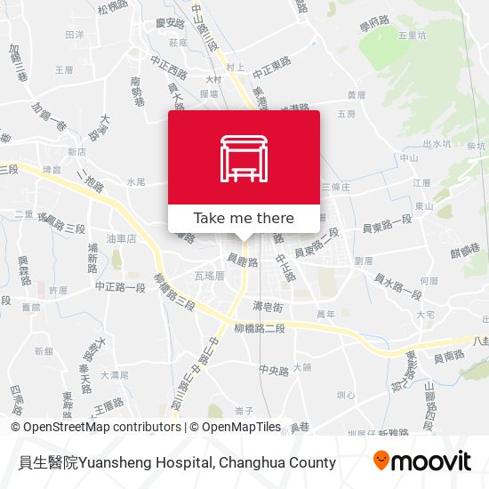 員生醫院Yuansheng Hospital map