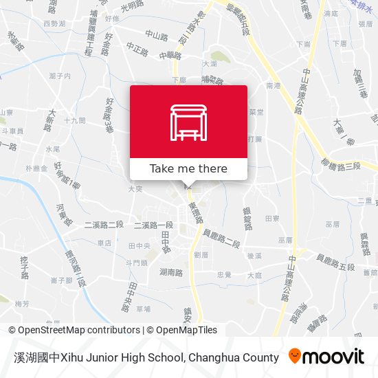 溪湖國中Xihu Junior High School map