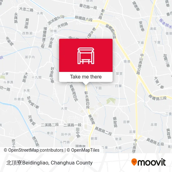 北頂寮Beidingliao map
