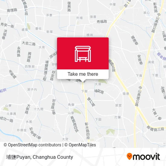 埔鹽Puyan地圖