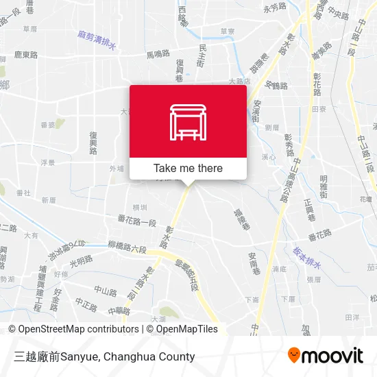 三越廠前Sanyue map