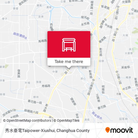秀水臺電Taipower-Xiushui map