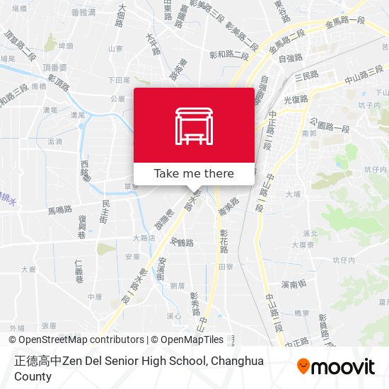 正德高中Zen Del Senior High School地圖