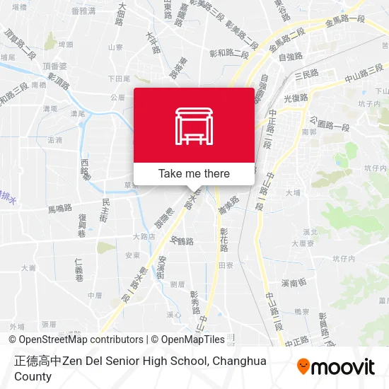正德高中Zen Del Senior High School地圖