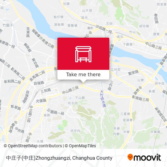 中庄子(中庄)Zhongzhuangzi map