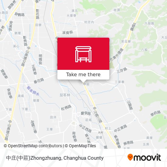 中庄(中莊)Zhongzhuang map