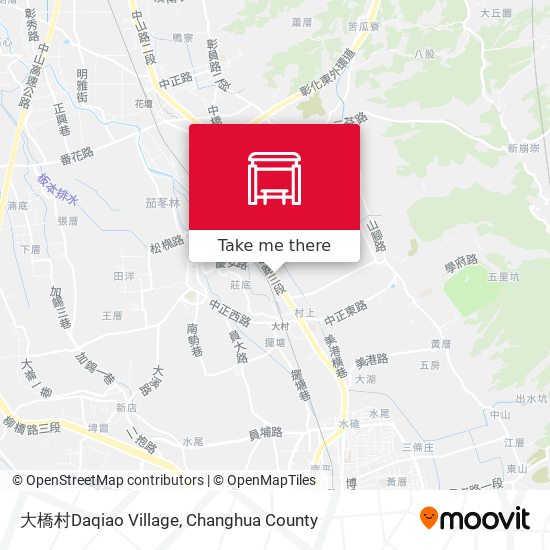 大橋村Daqiao Village map