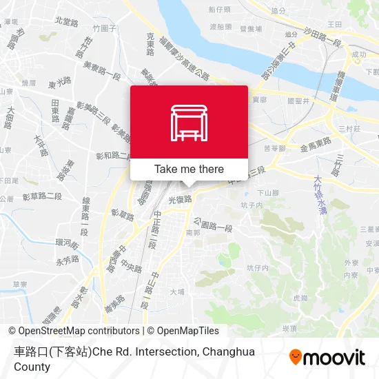車路口(下客站)Che Rd. Intersection地圖