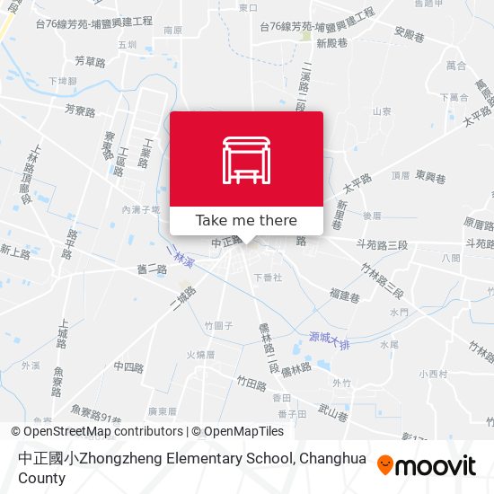 中正國小Zhongzheng Elementary School地圖