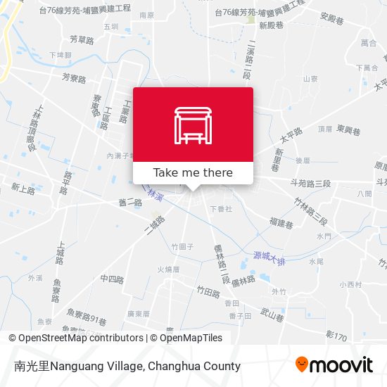南光里Nanguang Village map