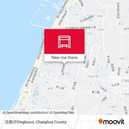 頂廓仔Dingkuozi map