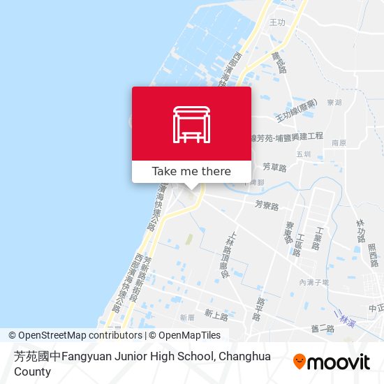 芳苑國中Fangyuan Junior High School地圖