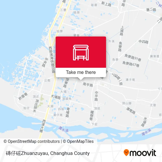 磚仔磘Zhuanzuyau地圖