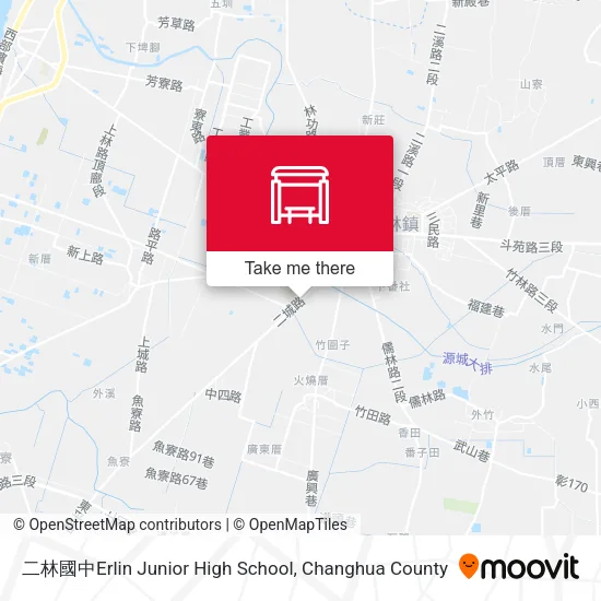 二林國中Erlin Junior High School地圖
