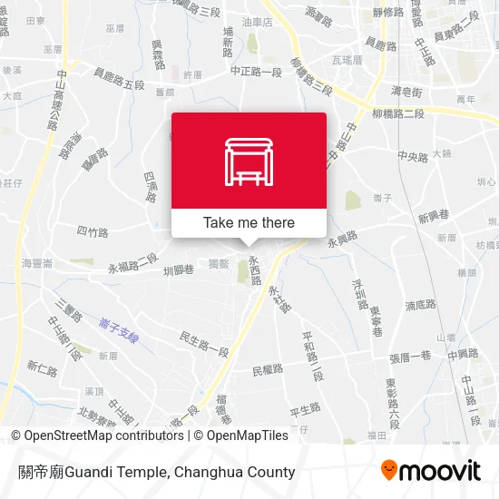 關帝廟Guandi Temple map
