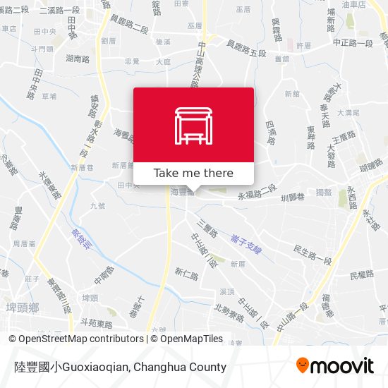 陸豐國小Guoxiaoqian map