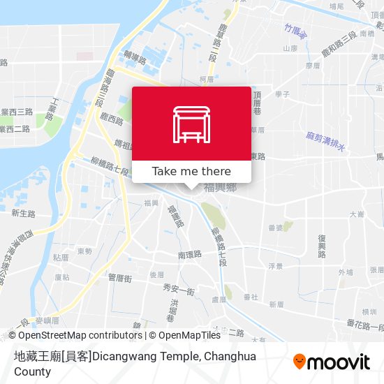 地藏王廟[員客]Dicangwang Temple map