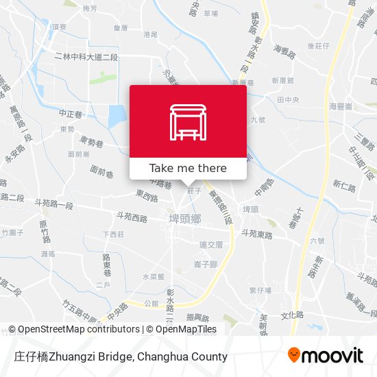 庄仔橋Zhuangzi Bridge map