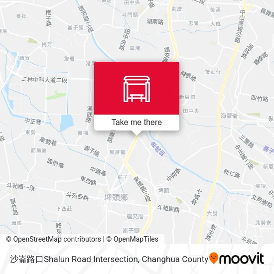 沙崙路口Shalun Road Intersection map