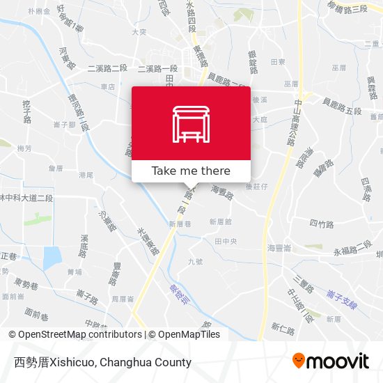 西勢厝Xishicuo map
