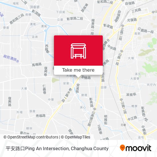 平安路口Ping An Intersection map