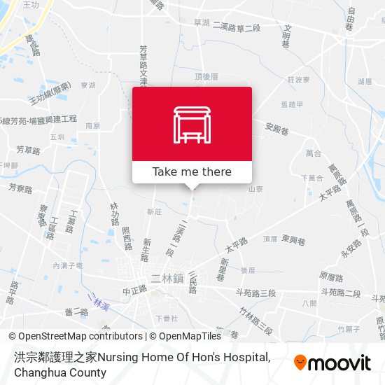 洪宗鄰護理之家Nursing Home Of Hon's Hospital地圖