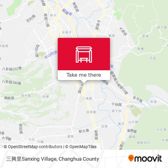 三興里Sanxing Village地圖