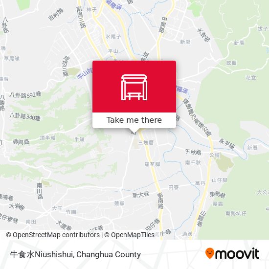 牛食水Niushishui map