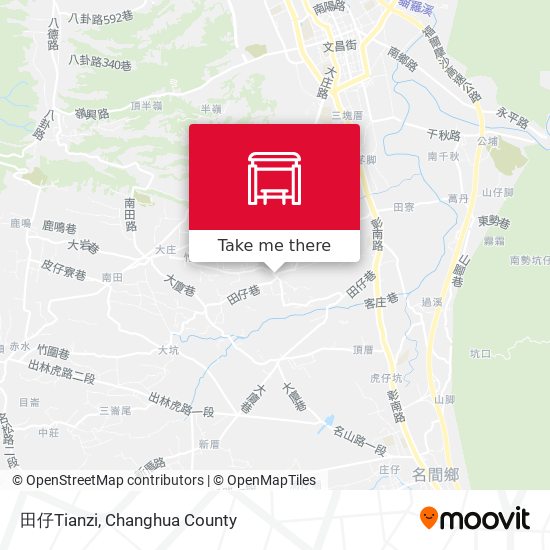 田仔Tianzi地圖