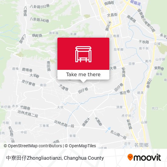 中寮田仔Zhongliaotianzi地圖