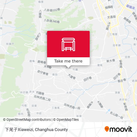 下尾子Xiaweizi地圖