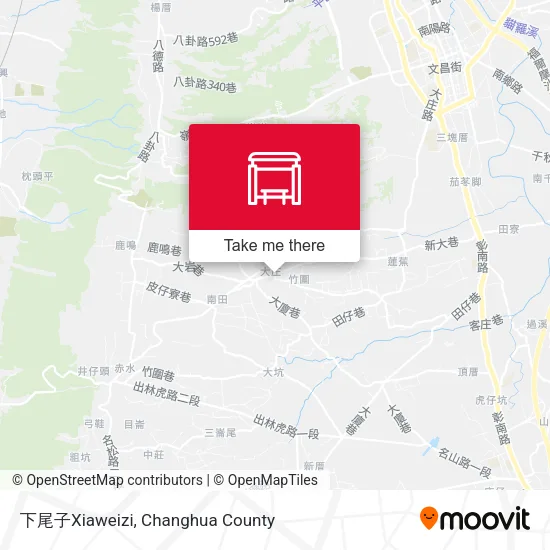 下尾子Xiaweizi地圖