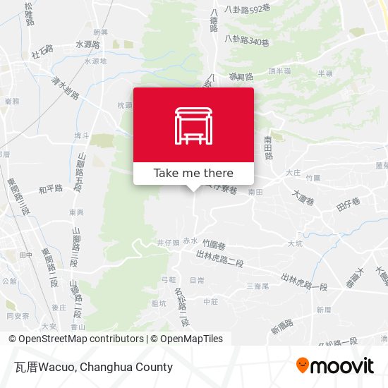 瓦厝Wacuo map