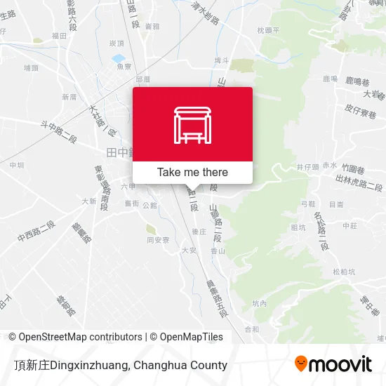 頂新庄Dingxinzhuang map
