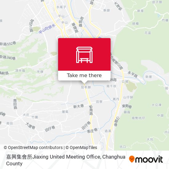 嘉興集會所Jiaxing United Meeting Office地圖