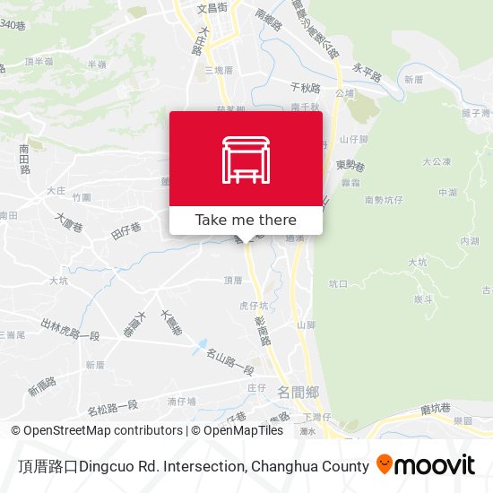 頂厝路口Dingcuo Rd. Intersection map