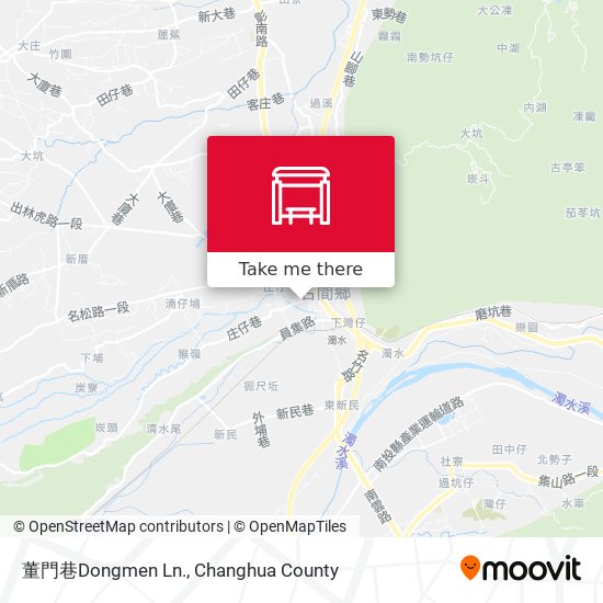 董門巷Dongmen Ln. map