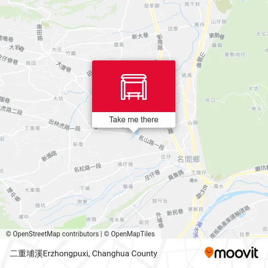 二重埔溪Erzhongpuxi地圖